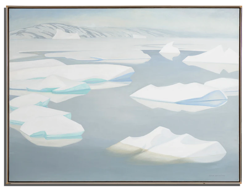Doris Jean McCarthy, Grey Fog Arctic, oil on canvas, 1981 - view 2
