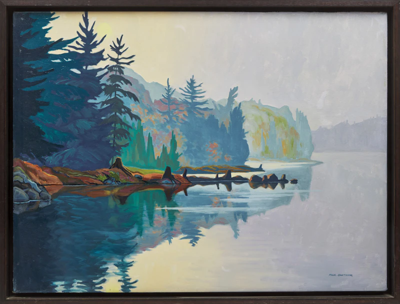 Paul Gauthier, Misty Shoreline, oil on canvas - view 2
