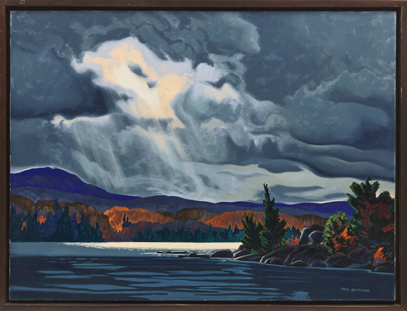 Paul Gauthier, Lakeshore Cloud Break, oil on canvas - view 2