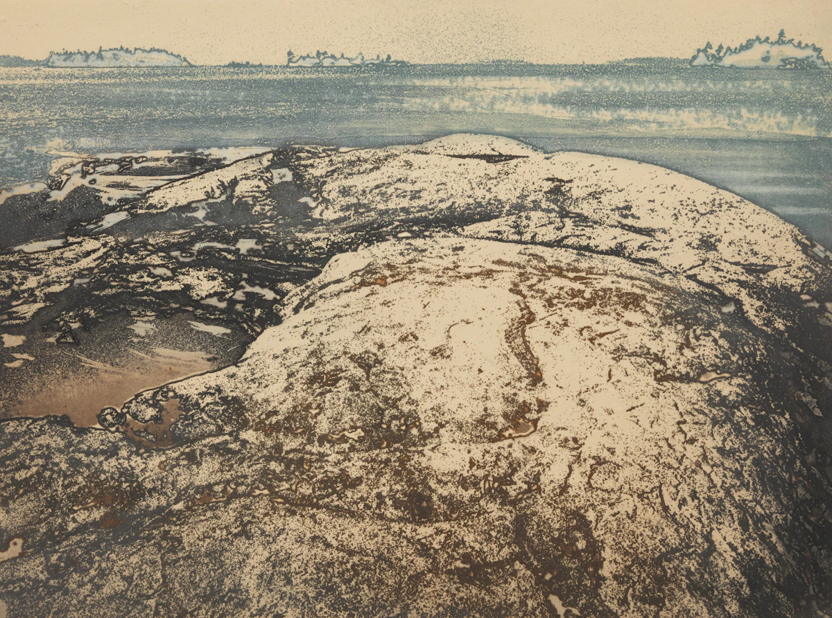Edward John Bartram, Georgian Bay, colour etching