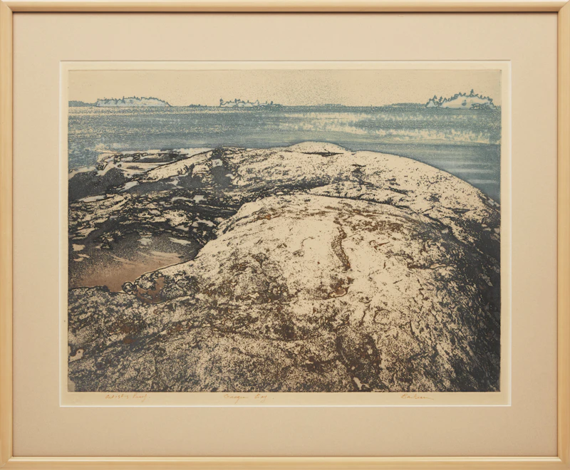 Edward John Bartram, Georgian Bay, colour etching - view 2