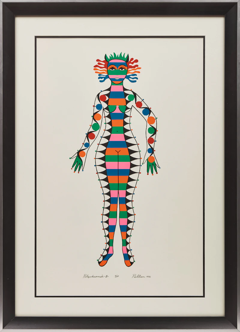 Alfred Pellan, Polychromée B, colour serigraph, 1972 - view 2
