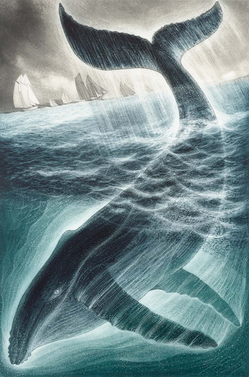 David Lloyd Blackwood, Wesleyville Fleet in the Labrador Sea, etching and aquatint