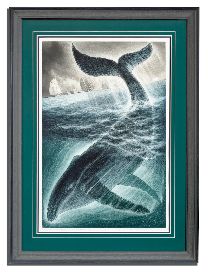 David Lloyd Blackwood, Wesleyville Fleet in the Labrador Sea, etching and aquatint, 1995 - view 2