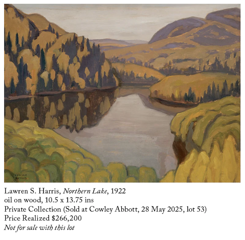 Lawren Stewart Harris, Above Coldwell Bay, North Shore, Lake Superior (Lake Superior Sketch XV), oil on beaverboard, 1925 - view 4