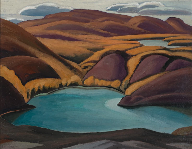 Above Coldwell Bay, North Shore, Lake Superior (Lake Superior Sketch XV) by Lawren Stewart Harris
