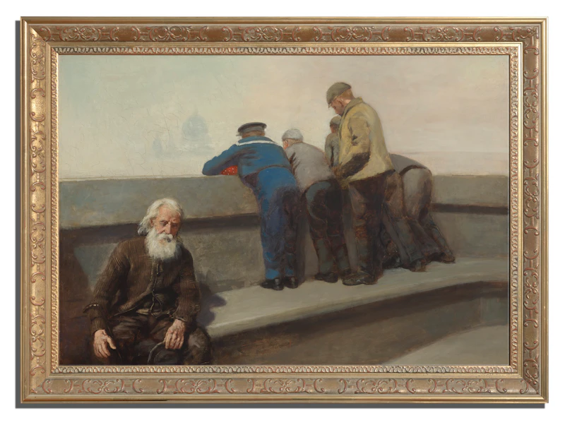 Frederic Marlett Bell-Smith, On London Bridge, oil on canvas, 1897 - view 2