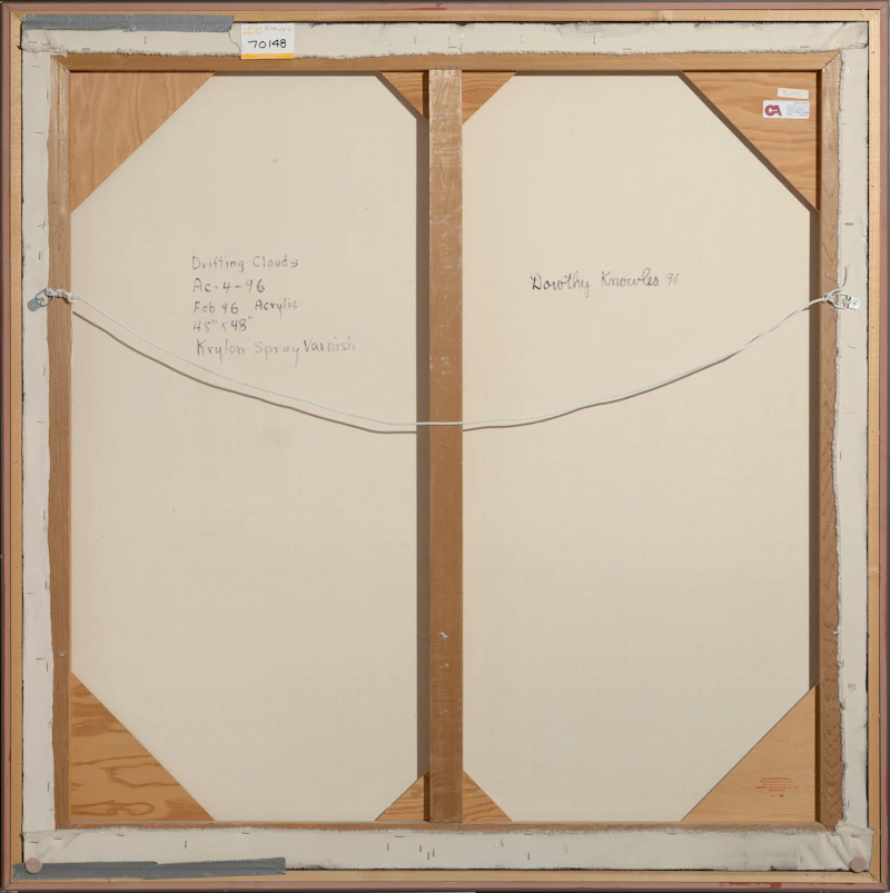 Dorothy Elsie Knowles, Drifting Clouds (AC-4-96), acrylic on canvas, 1996 - view 3