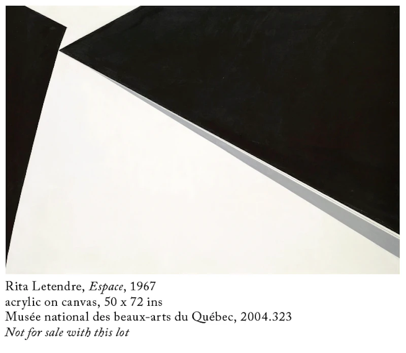 Rita Letendre, Sans titre, 1967, acrylic on board - view 4
