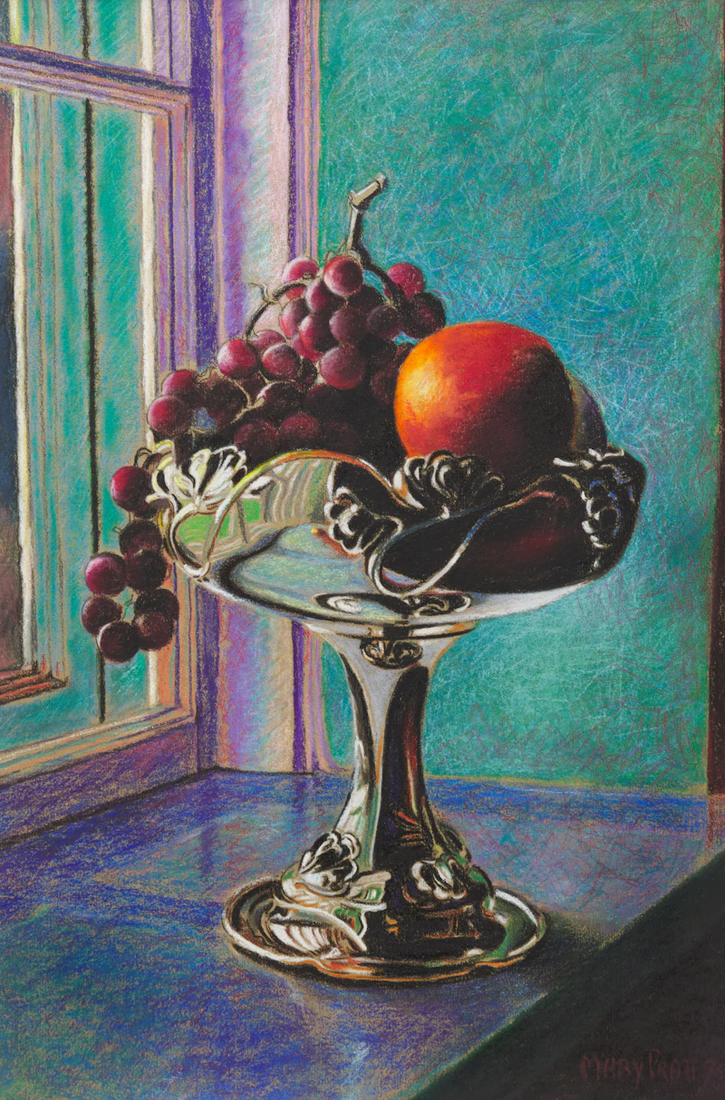 Fruit in the Dining Room Window by Mary Pratt