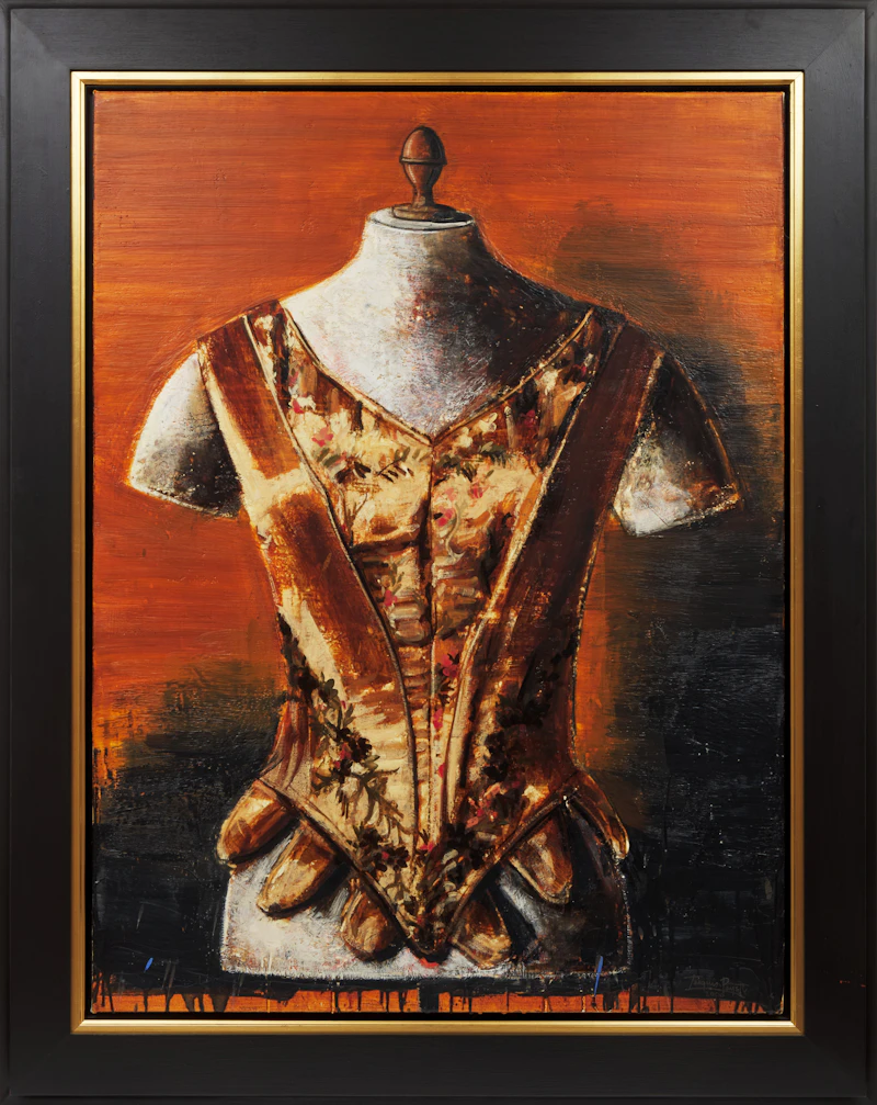 Jacques Payette, Une mémoire qui tremble, encaustic on canvas stretched over board, 2000 - view 2