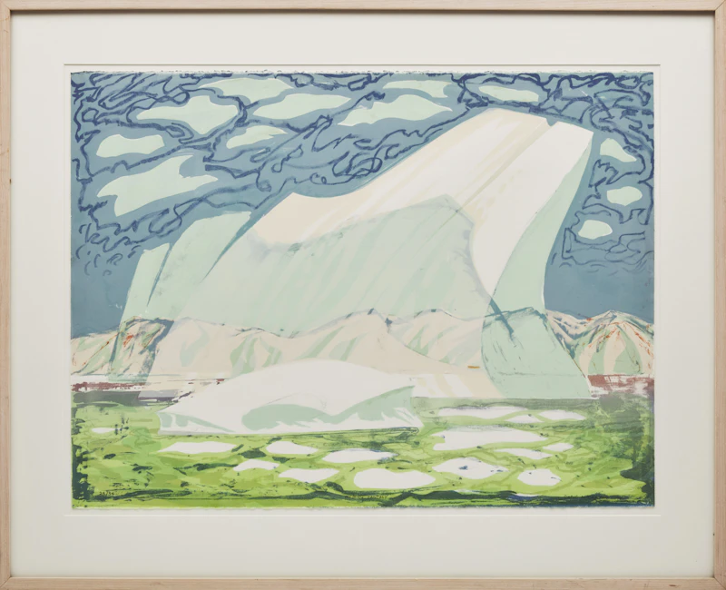 Doris Jean McCarthy, Iceberg Fantasy, colour lithograph, 1991 - view 2