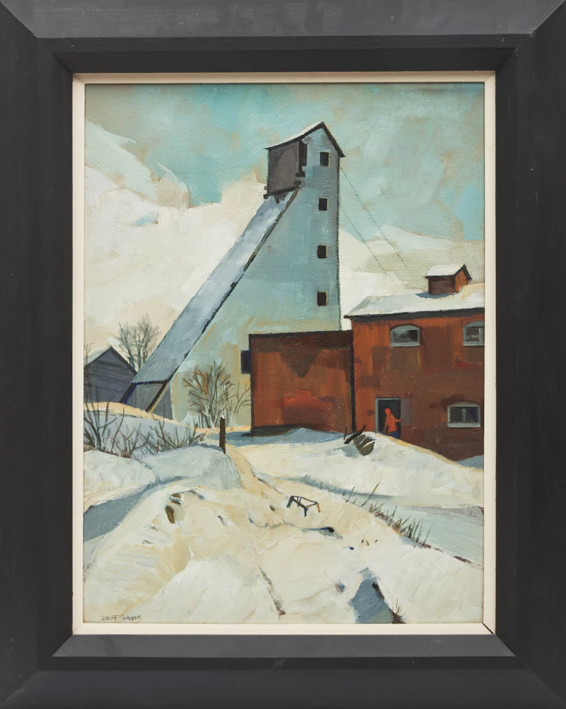 Richard Ferrier, Colonial Mine, Cobalt, Ontario, oil on board - view 2