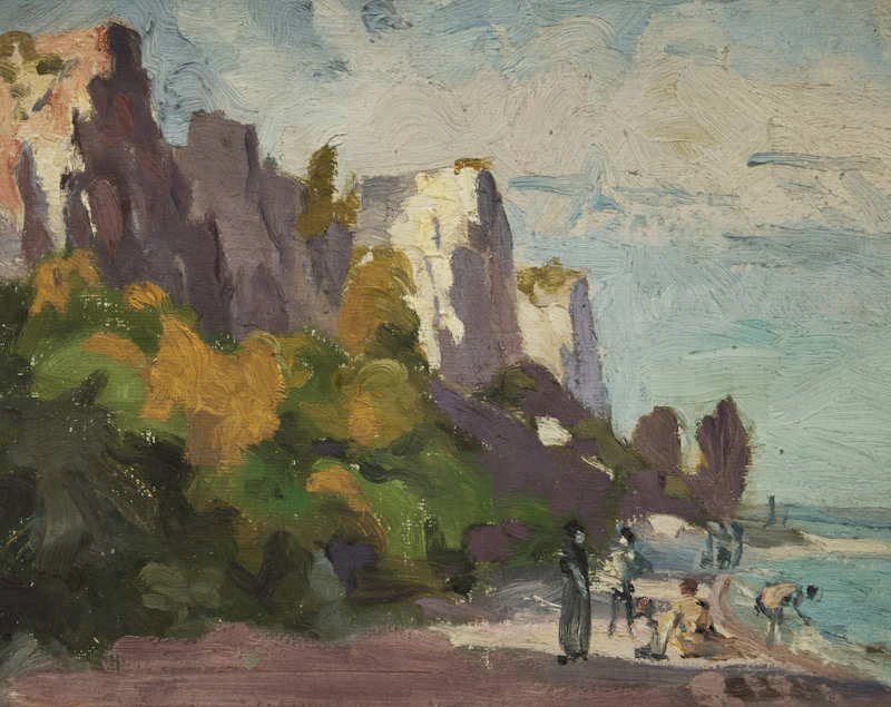 Frederick Alexander Fraser, Scarborough Bluffs, oil on board - view 1
