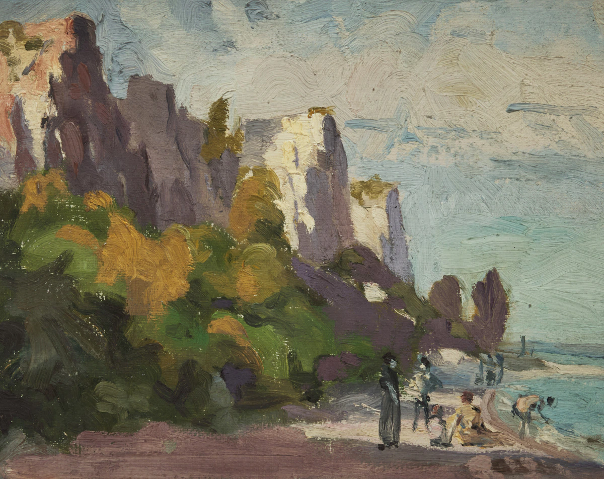 Frederick Alexander Fraser, Scarborough Bluffs, oil on board