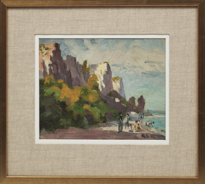 Frederick Alexander Fraser, Scarborough Bluffs, oil on board - view 2