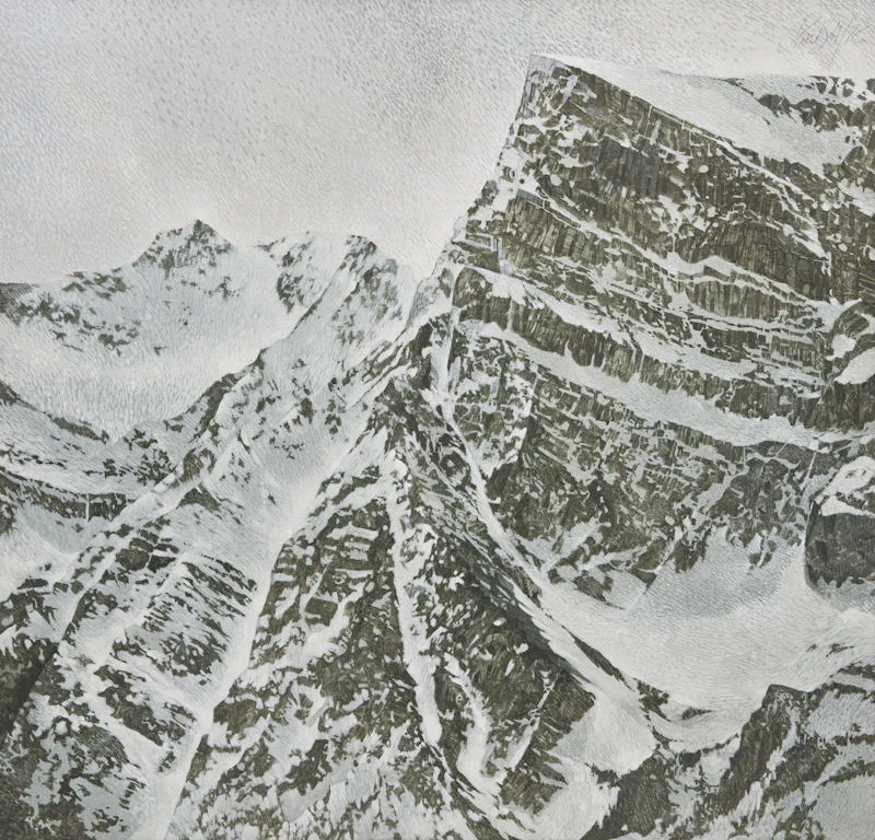 Ronald William Bolt, Mountain Three (Pacific Rim Series #1), acrylic on canvas