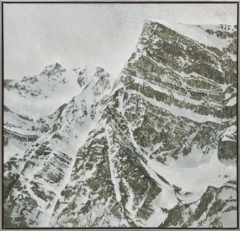 Ronald William Bolt, Mountain Three (Pacific Rim Series #1), acrylic on canvas, 1976 - view 2